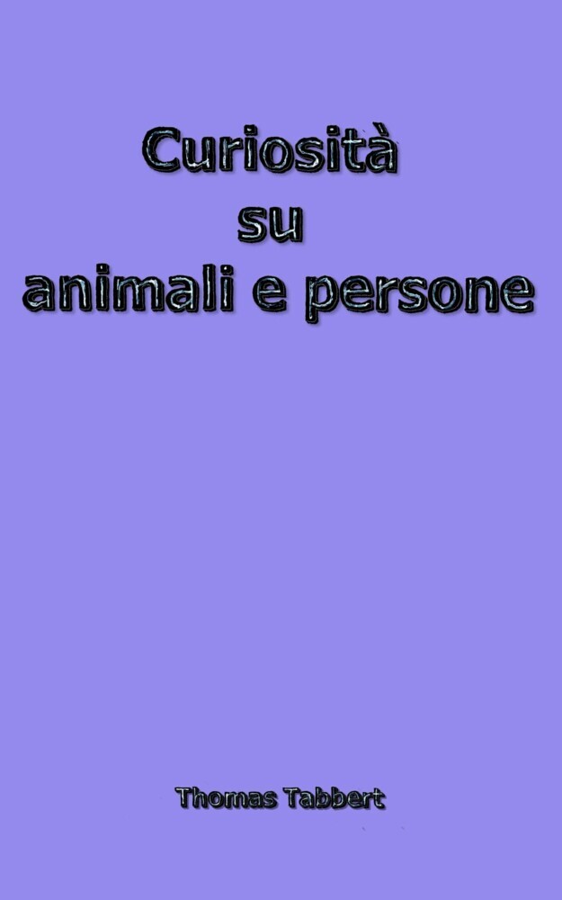 Curiosità su animali e persone main product photo