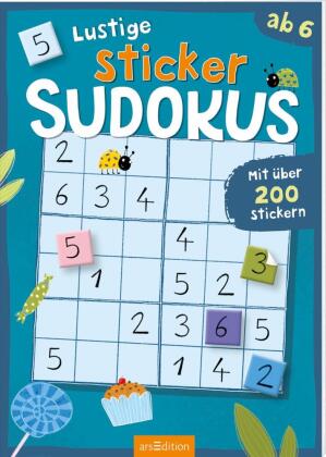 Lustige Sticker-Sudokus Zahlen
