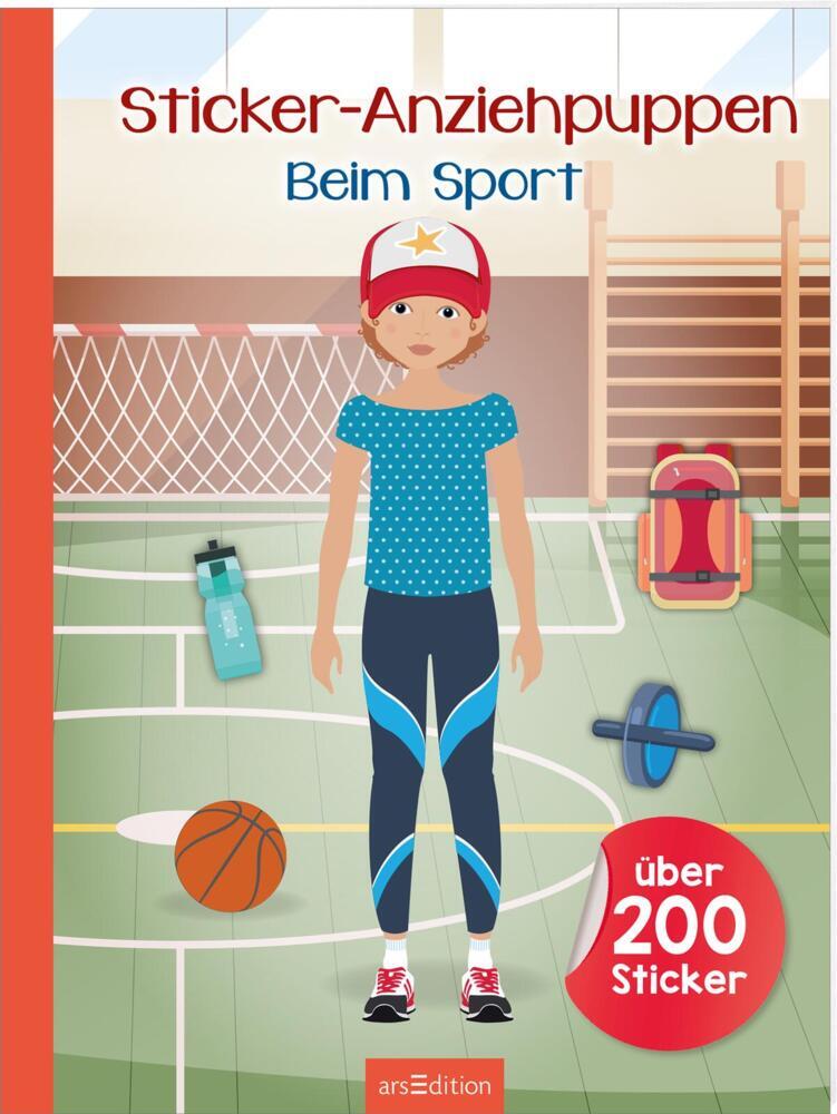 Sticker-Anziehpuppen - Beim Sport main product photo