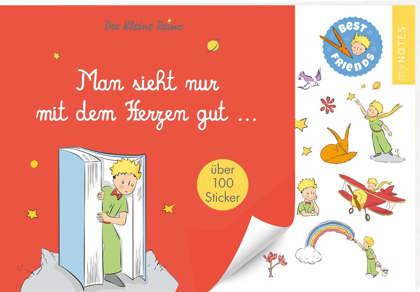 myNOTES Papeterie: Der Kleine Prinz Stickerheft main product photo