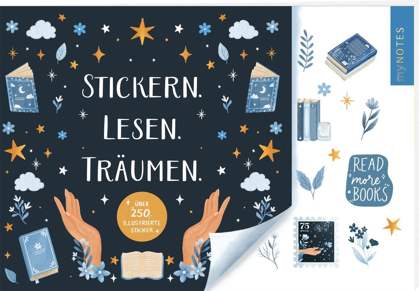 myNOTES Papeterie: Stickern. Lesen. Träumen. main product photo