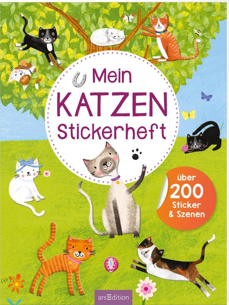 Mein Katzen-Stickerheft main product photo
