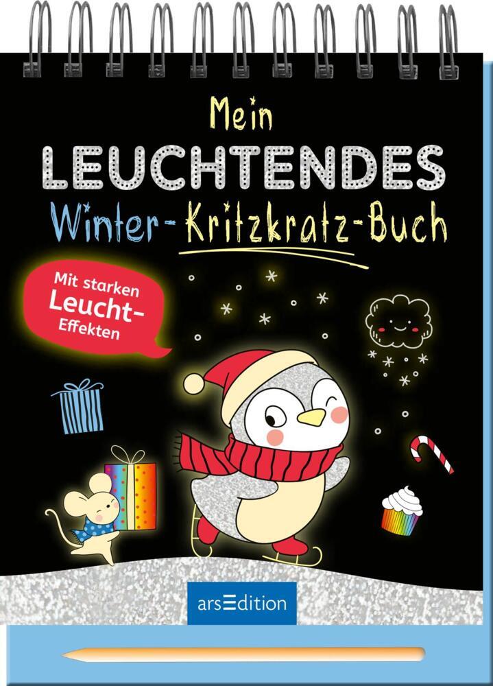Mein leuchtendes Winter-Kritzkratz-Buch main product photo