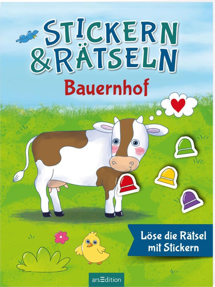 Stickern & Rätseln - Bauernhof main product photo