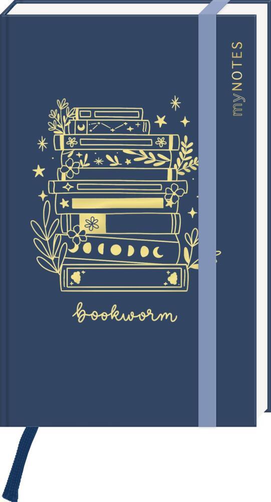 myNOTES Papeterie: Notizbuch A6 Bookworm main product photo