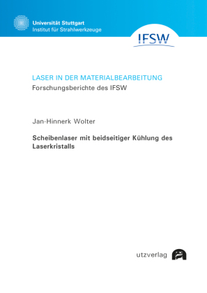 Scheibenlaser mit beidseitiger Kühlung des Laserkristalls
