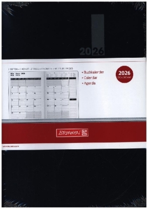 Buchkalender Mod. 739 '26 SlimLine ; 170×240 mm, Kunststoff