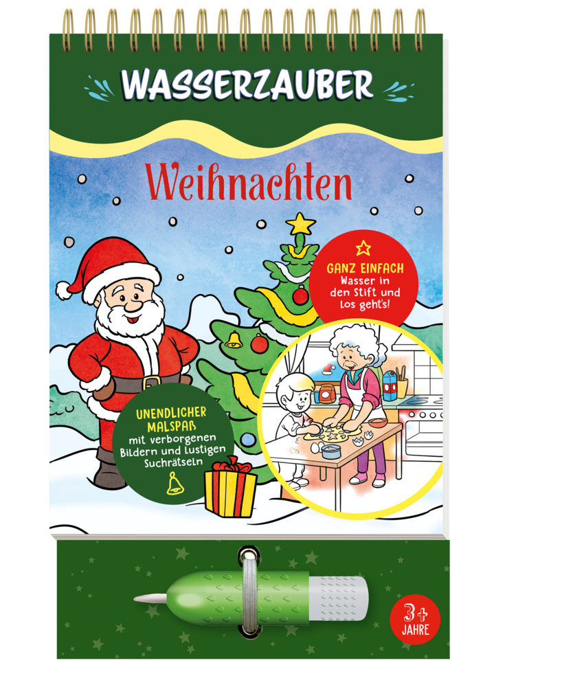 Weihnachten Wasserzauber Malbuch main product photo
