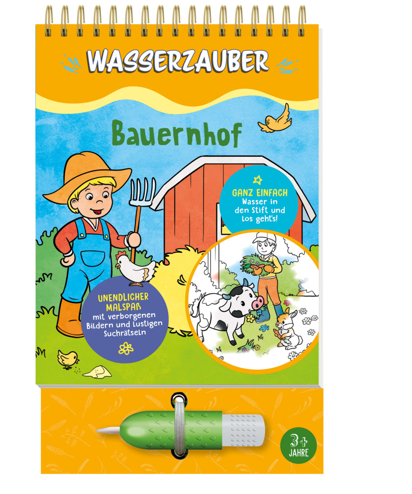 Bauernhof Wasserzauber Malbuch main product photo