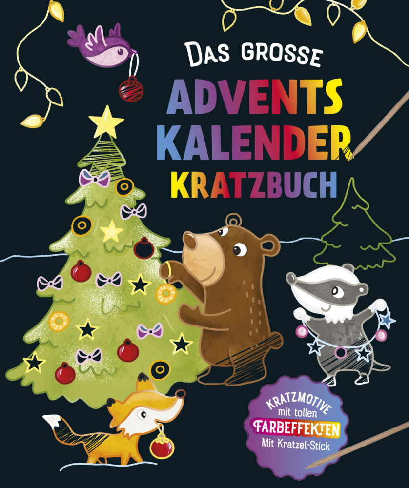 Das große Adventskalender Kritzel-Kratzel Buch main product photo