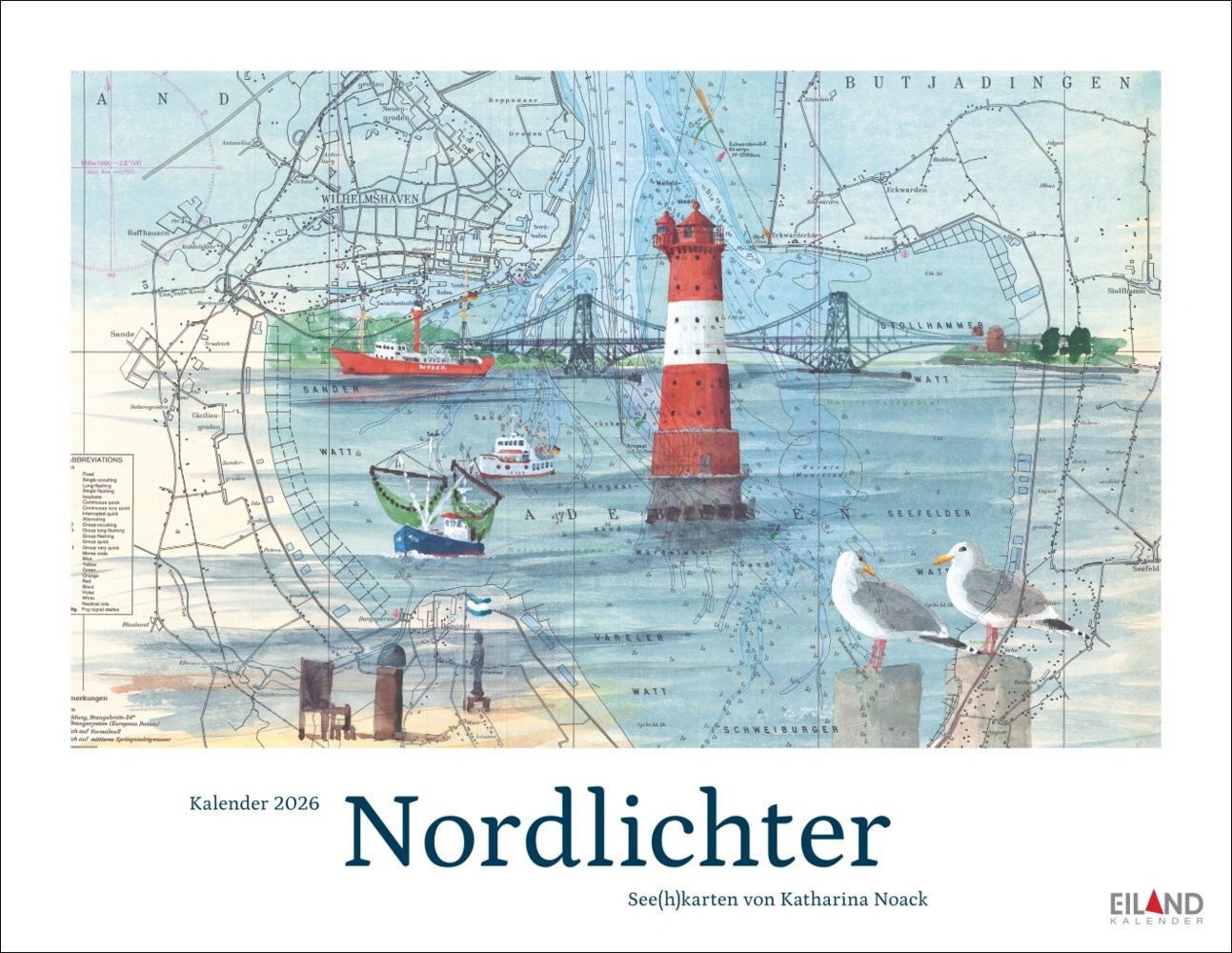 Nordlichter - See(h)karten Kalender 2026 main product photo