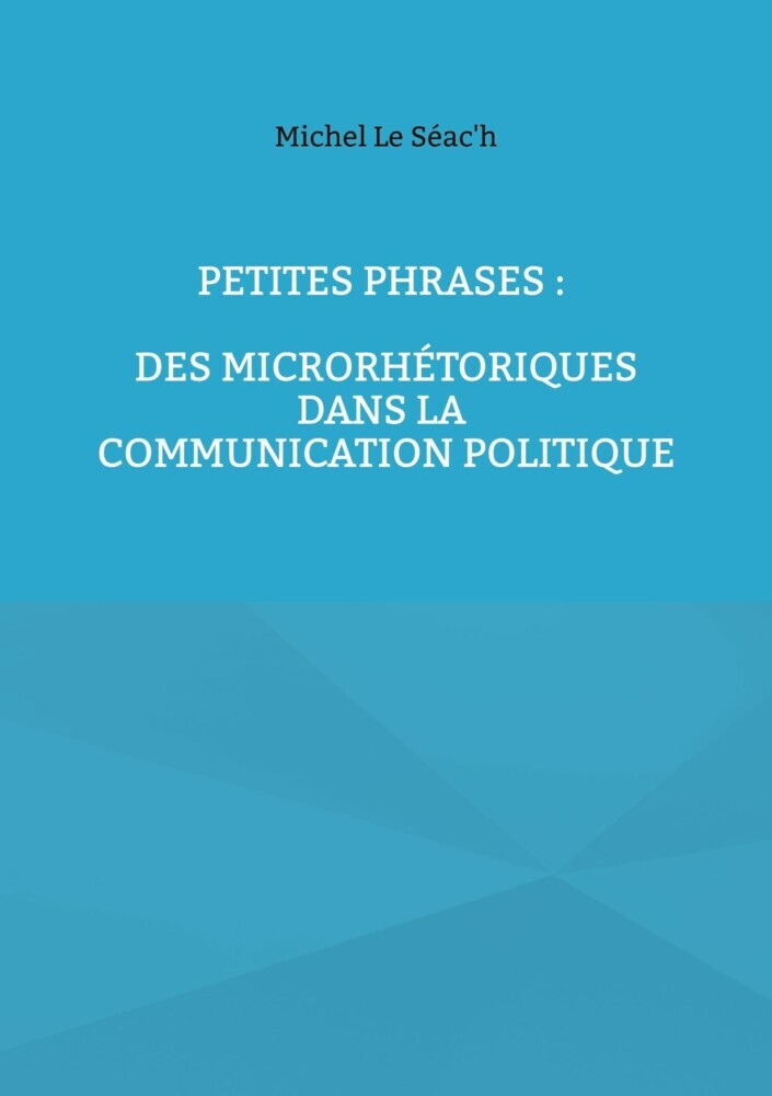 Petites phrases : des microrhétoriques dans la communication politique main product photo