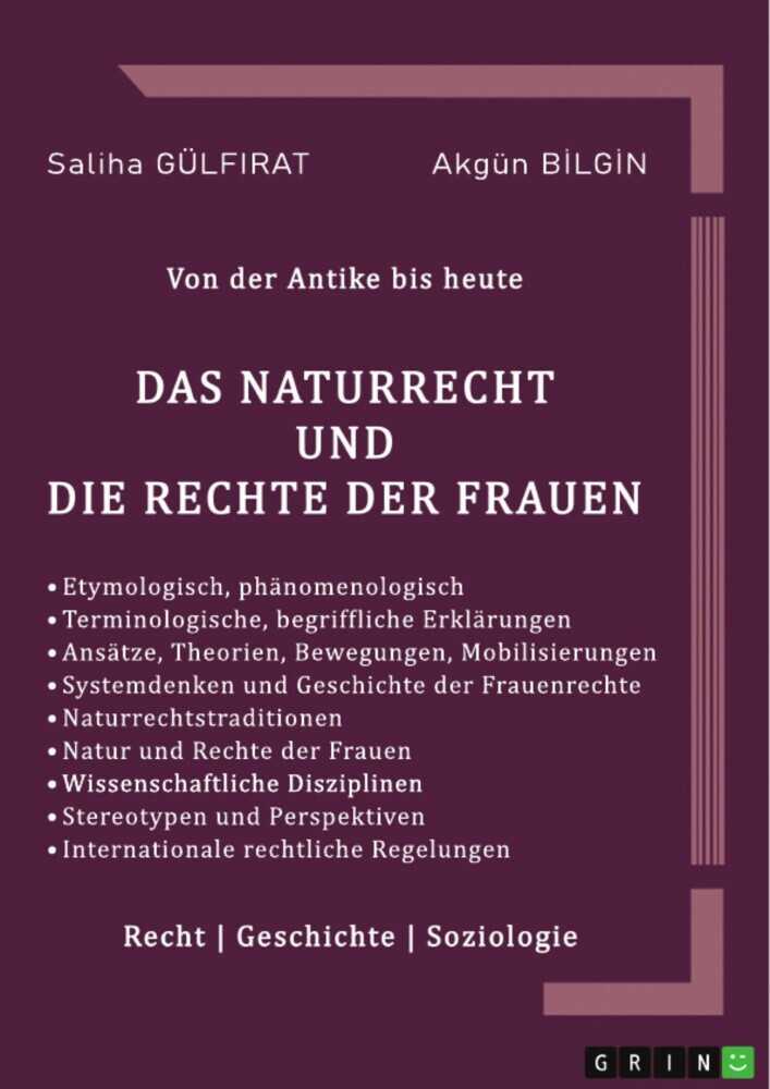 Das Naturrecht und die Rechte der Frauen main product photo