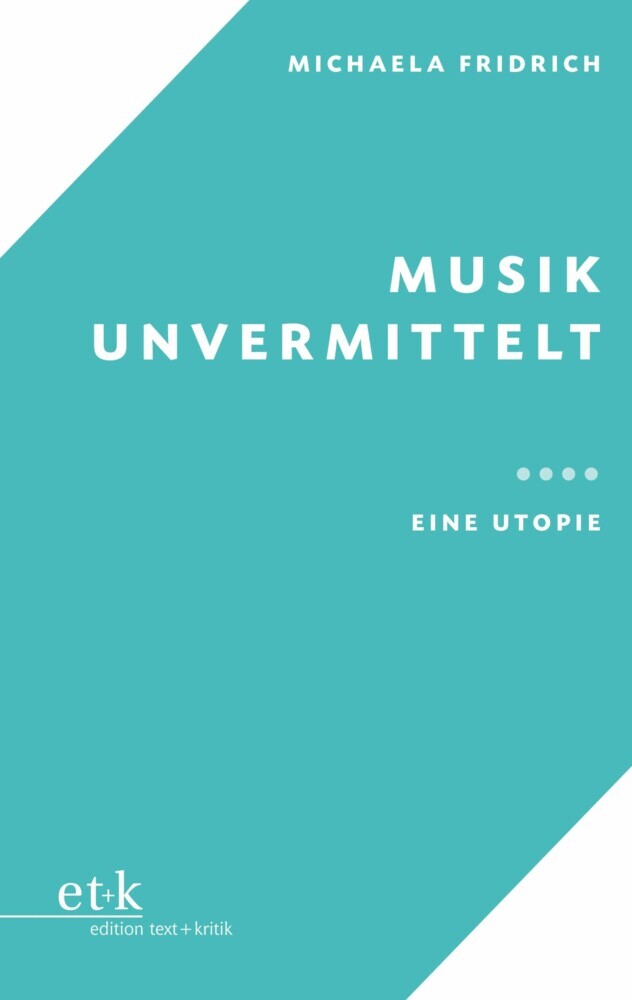 Musik unvermittelt main product photo