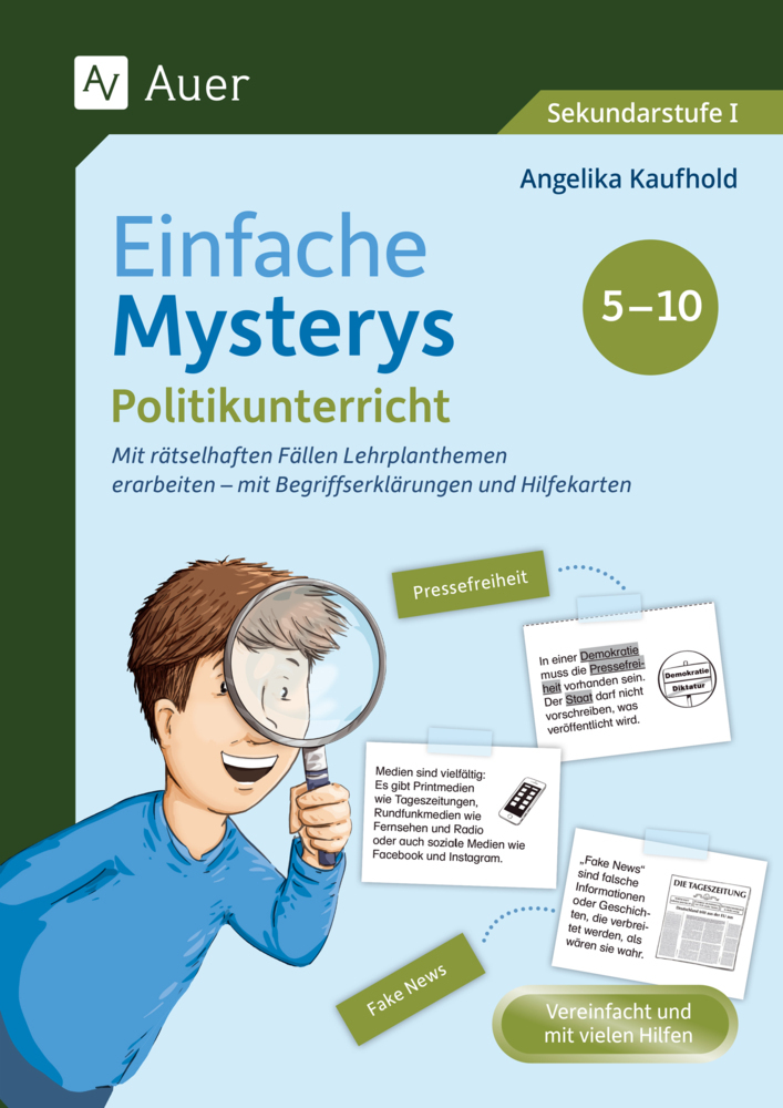 Einfache Mysterys Politikunterricht 5-10 main product photo