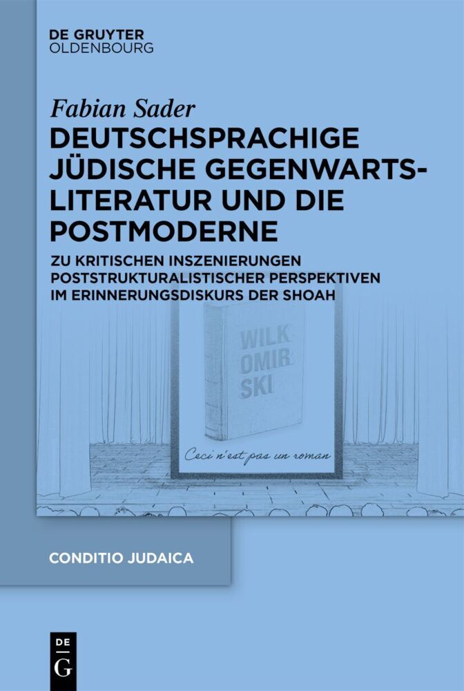 Deutschsprachige jüdische Gegenwartsliteratur und die Postmoderne main product photo