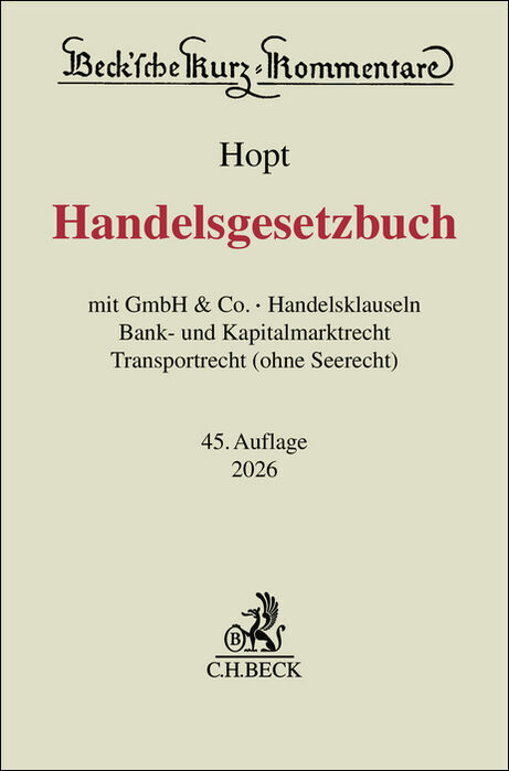 Handelsgesetzbuch. HGB main product photo