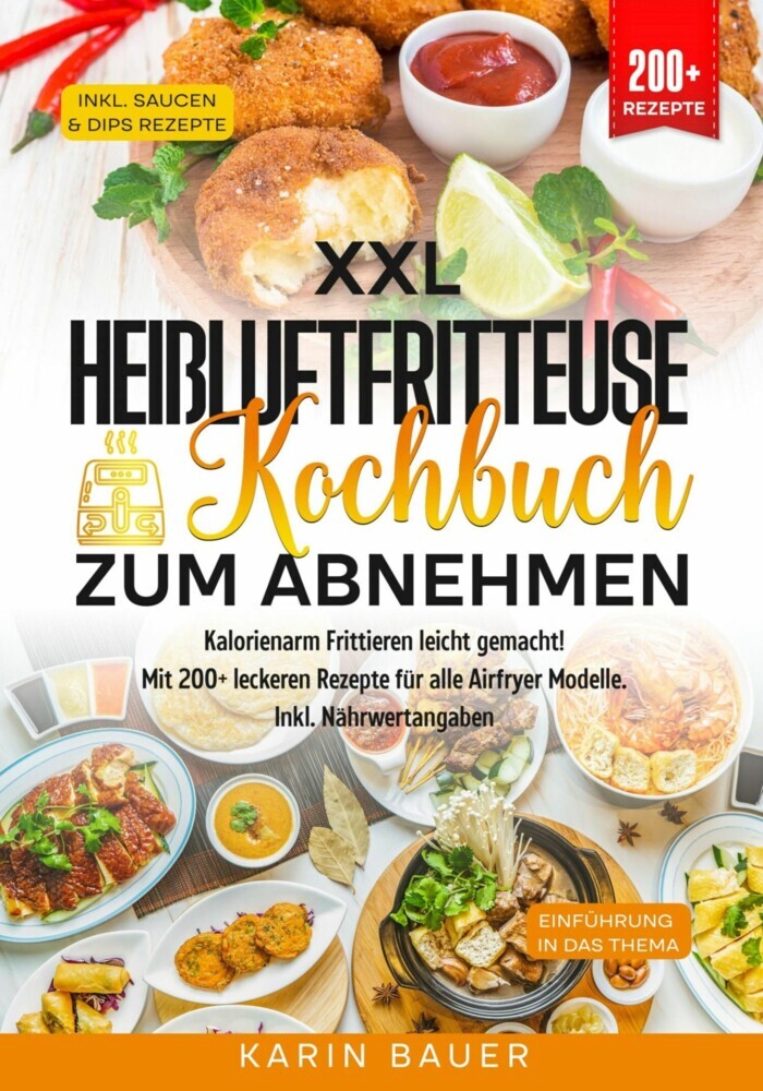 XXL Heißluftfritteuse Kochbuch zum Abnehmen main product photo