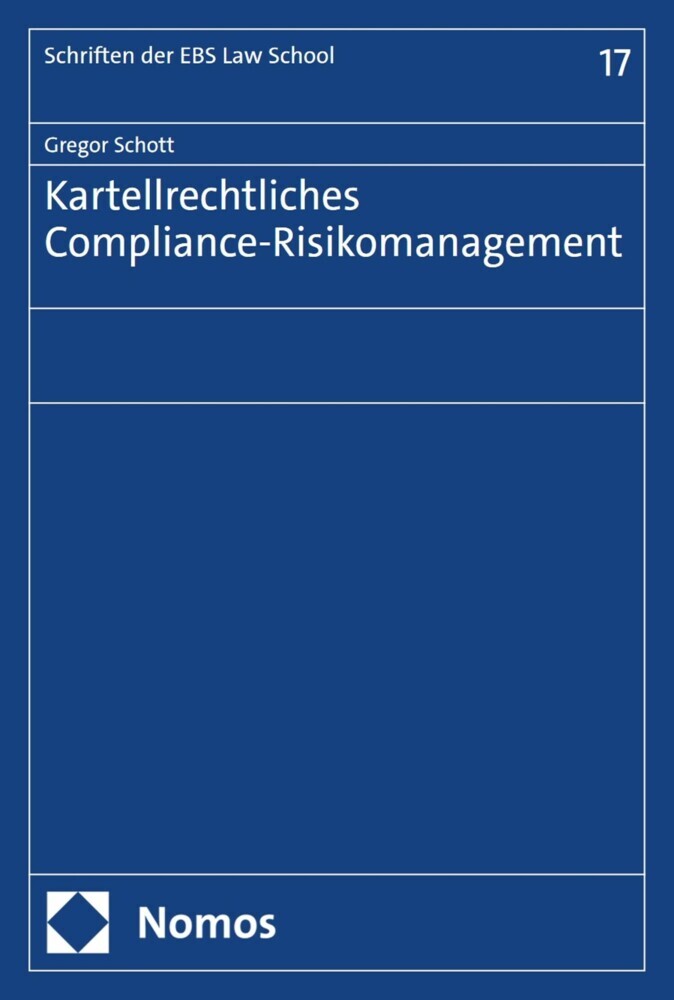 Kartellrechtliches Compliance-Risikomanagement main product photo