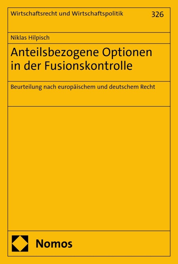 Anteilsbezogene Optionen in der Fusionskontrolle main product photo