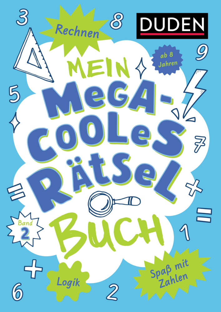 Mein megacooles Rätselbuch - Rechnen | Logik | Spaß mit Zahlen - ab 8 Jahren - Band 2 main product photo