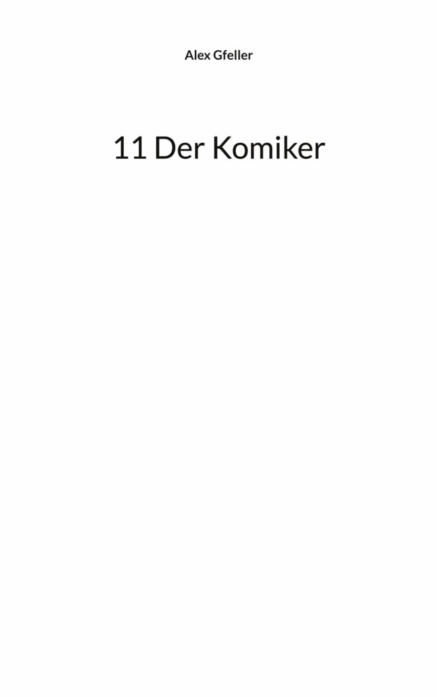 11 Der Komiker main product photo