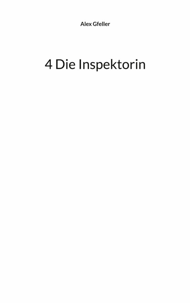 4 Die Inspektorin main product photo