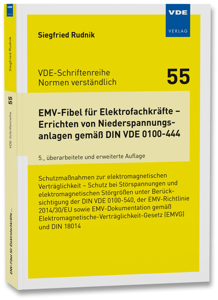 EMV-Fibel für Elektrofachkräfte - Errichten von Niederspannungsanlagen gemäß DIN VDE 0100-444 main product photo