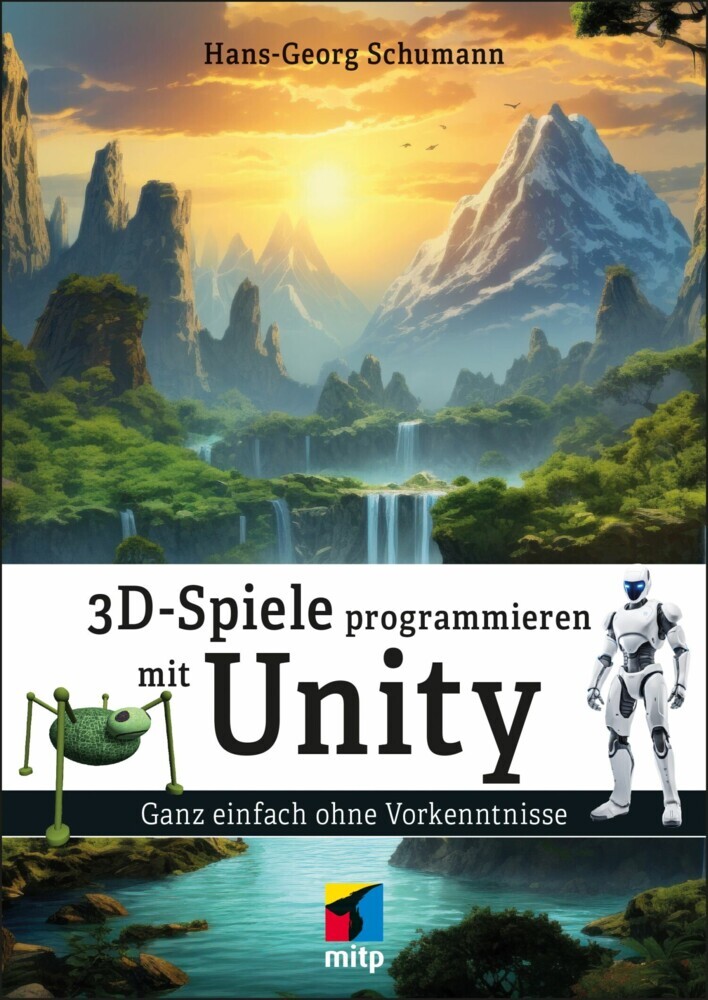 3D-Spiele programmieren mit Unity main product photo