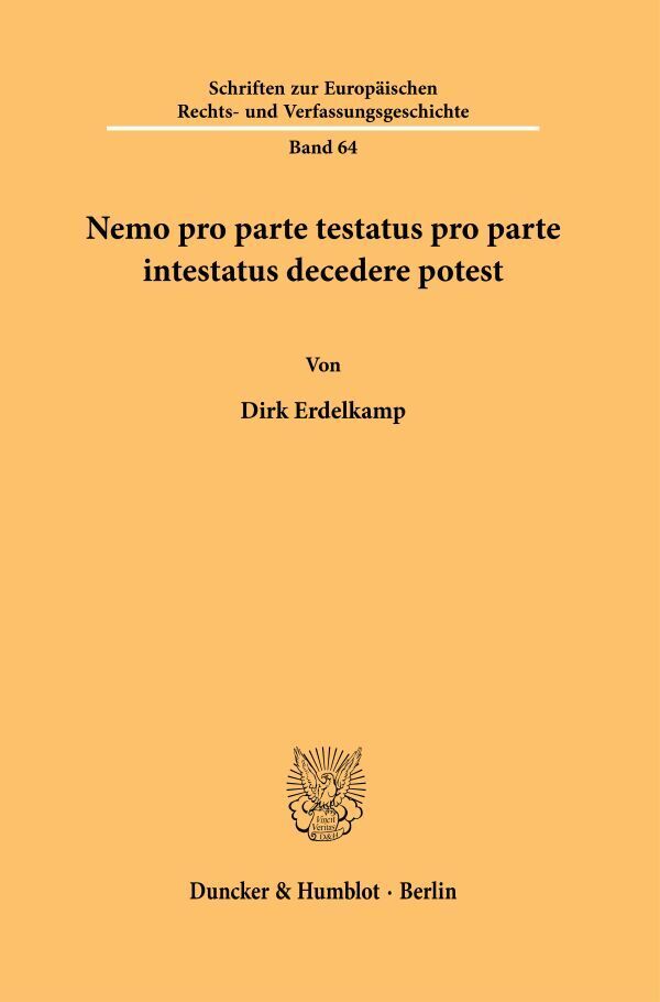 Nemo pro parte testatus pro parte intestatus decedere potest main product photo