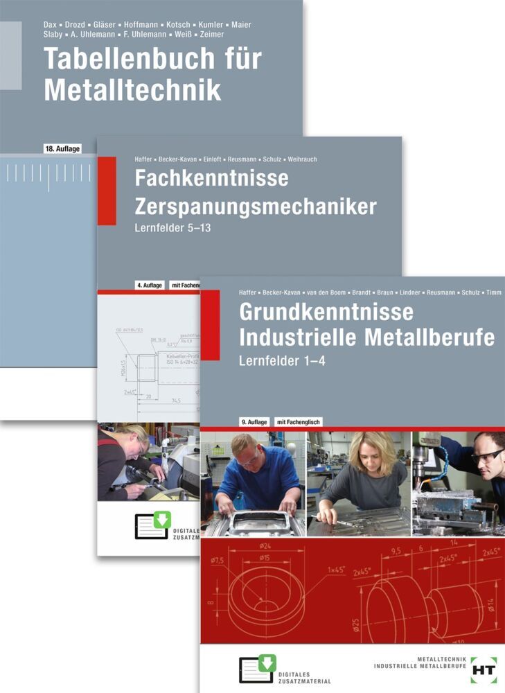 Paketangebot Der Zerspanungsmechaniker, m. 1 Buch, m. 1 Buch, m. 1 Buch main product photo
