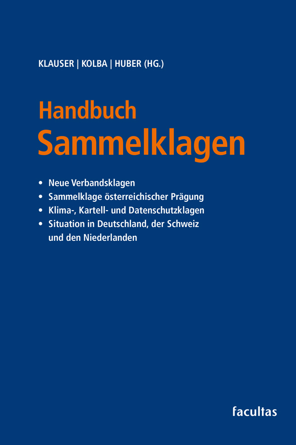 Handbuch Sammelklagen main product photo