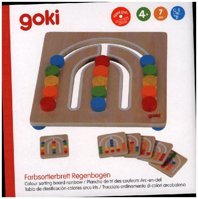 Farbsortierbrett Regenbogen main product photo