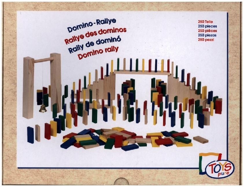 Domino-Rallye im Baumwollbeutel main product photo