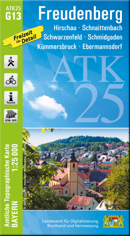 ATK25-G13 Freudenberg (Amtliche Topographische Karte 1:25000) main product photo
