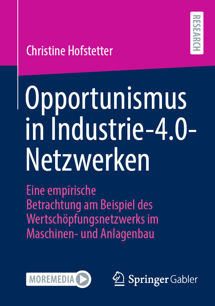 Opportunismus in Industrie-4.0-Netzwerken main product photo