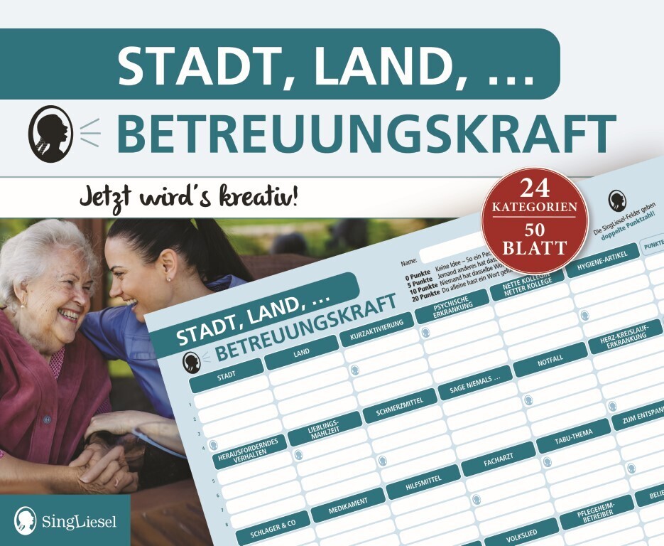 Stadt, Land, Betreuungskraft main product photo