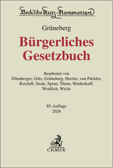Bürgerliches Gesetzbuch main product photo