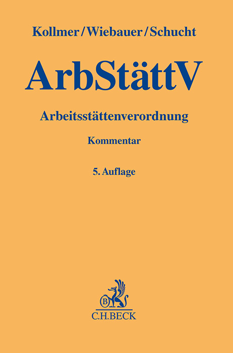 Arbeitsstättenverordnung (ArbStättV) main product photo