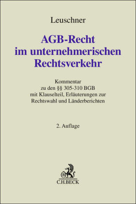 AGB-Recht im unternehmerischen Rechtsverkehr