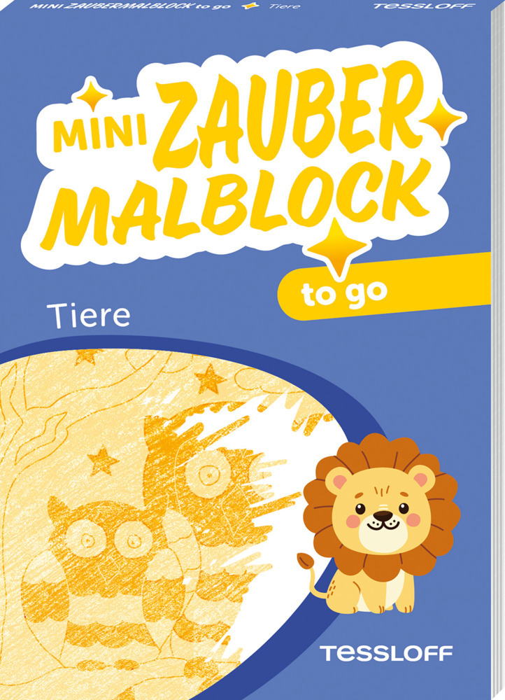 Mini Zaubermalblock to go. Tiere main product photo