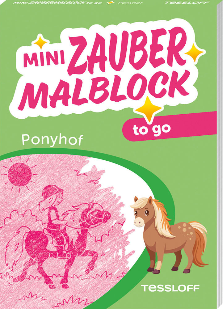 Mini Zaubermalblock to go. Ponyhof main product photo