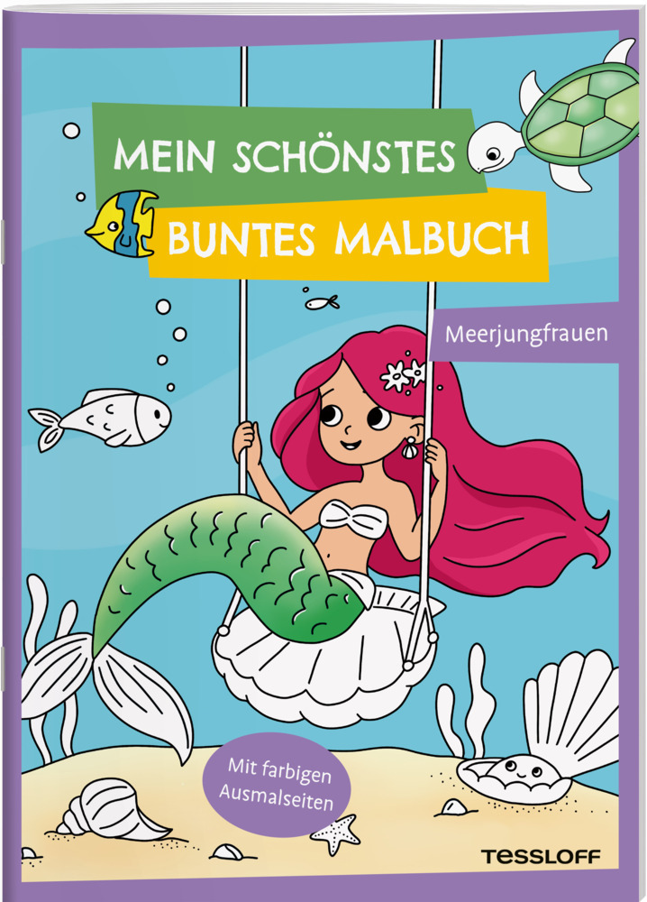 Mein schönstes buntes Malbuch. Meerjungfrauen main product photo