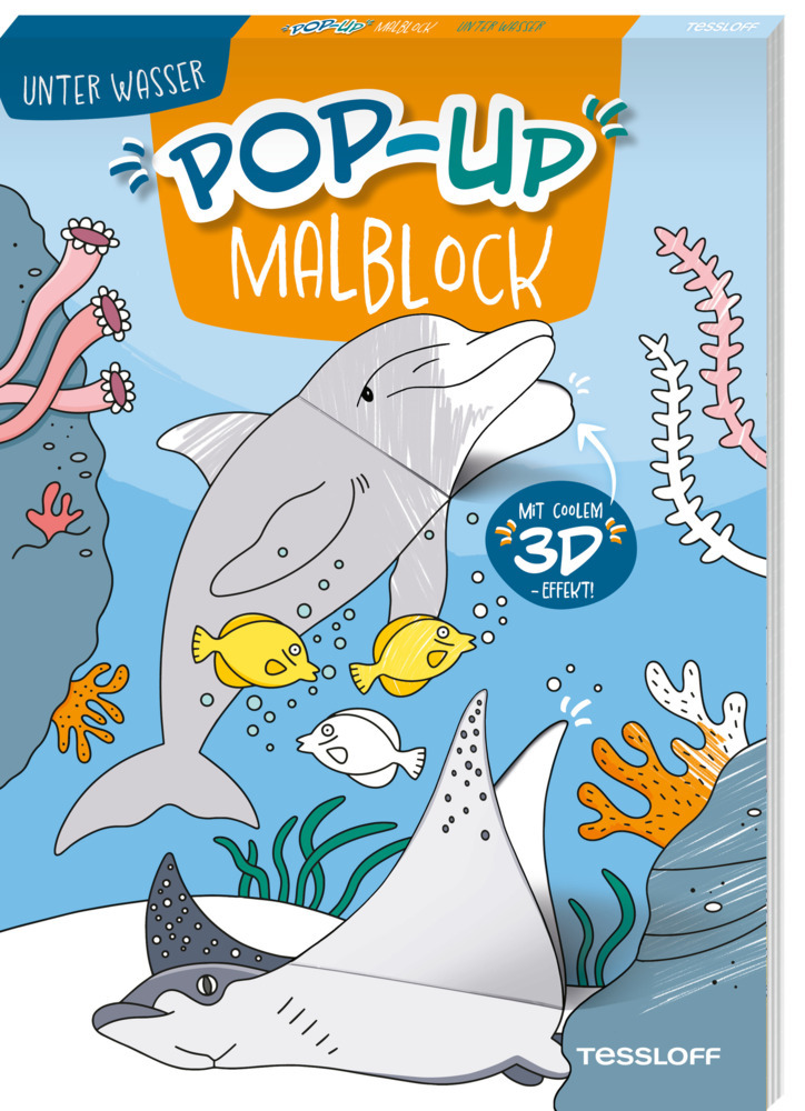 Pop-up Malblock. Unter Wasser main product photo