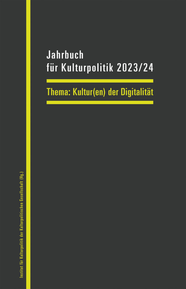 Jahrbuch für Kulturpolitik 2023/24 main product photo