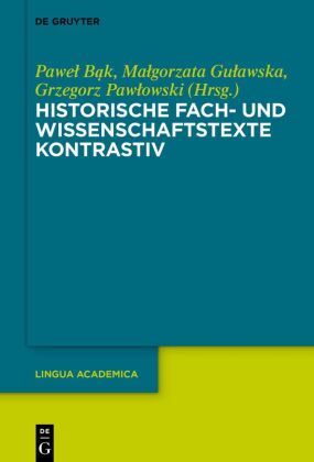 Historische Fach- und Wissenschaftstexte kontrastiv