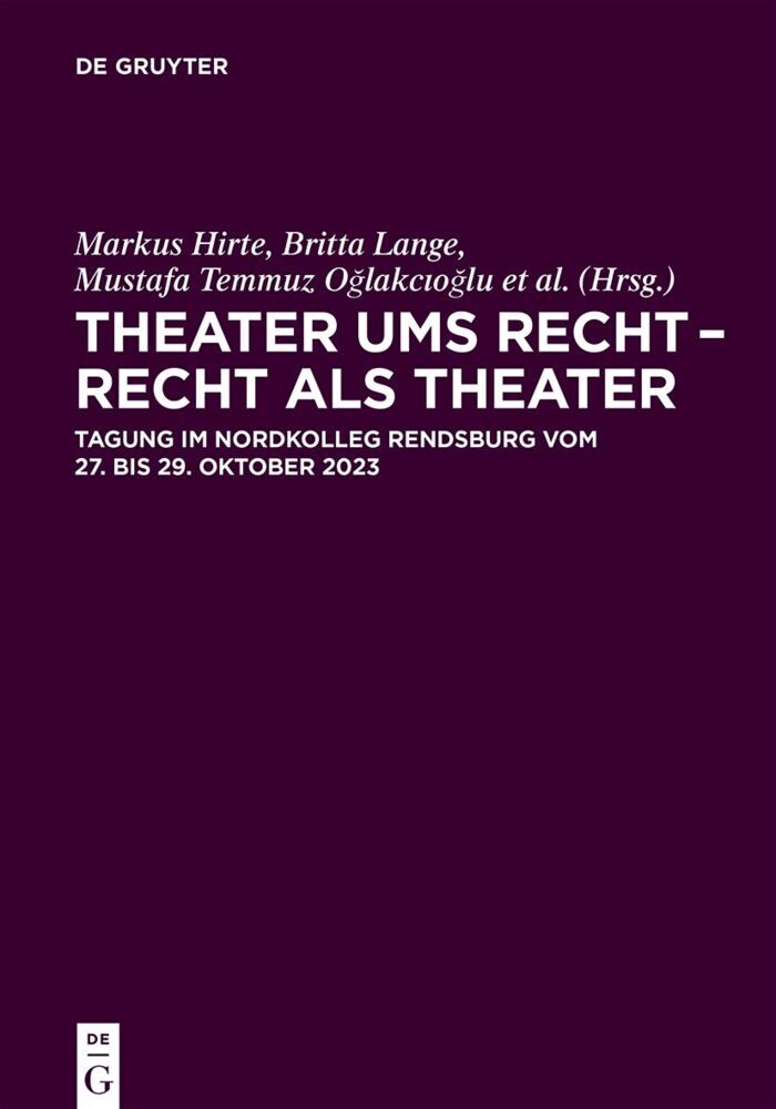 Theater ums Recht - Recht als Theater main product photo