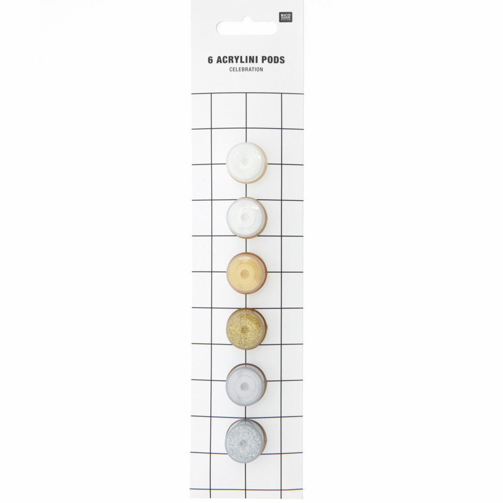 Acrylini Pots Celebration Set, 6 Farben, je 3,5 ml main product photo
