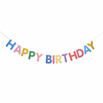 Girlande Happy Birthday, Magic Rainbow FSC MIX, 5m