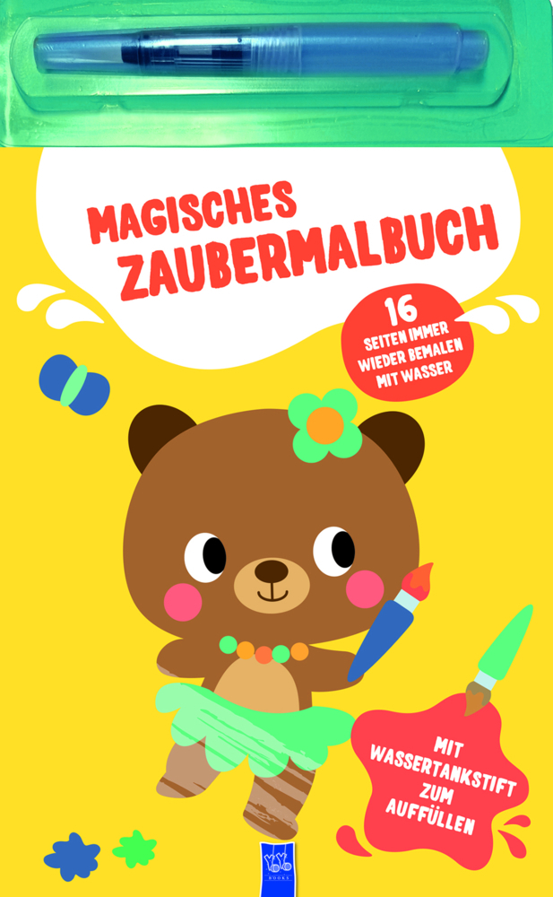 Magisches Zaubermalbuch - Gelb (Bär) main product photo